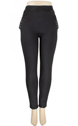 QI518 Lady Fleece Lined Jeggings 12pcs Pack
