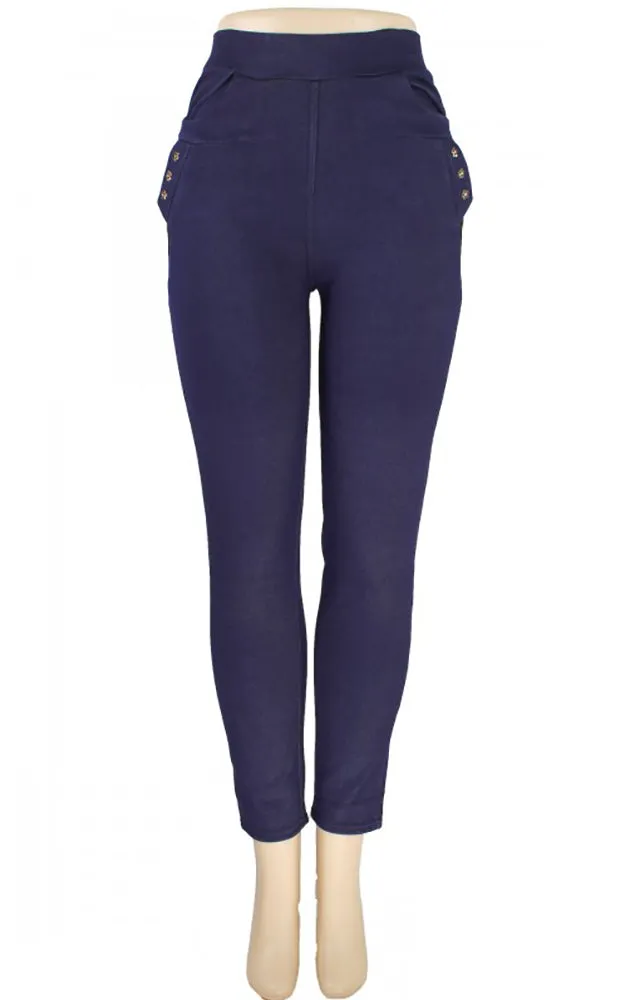 QI518 Lady Fleece Lined Jeggings 12pcs Pack