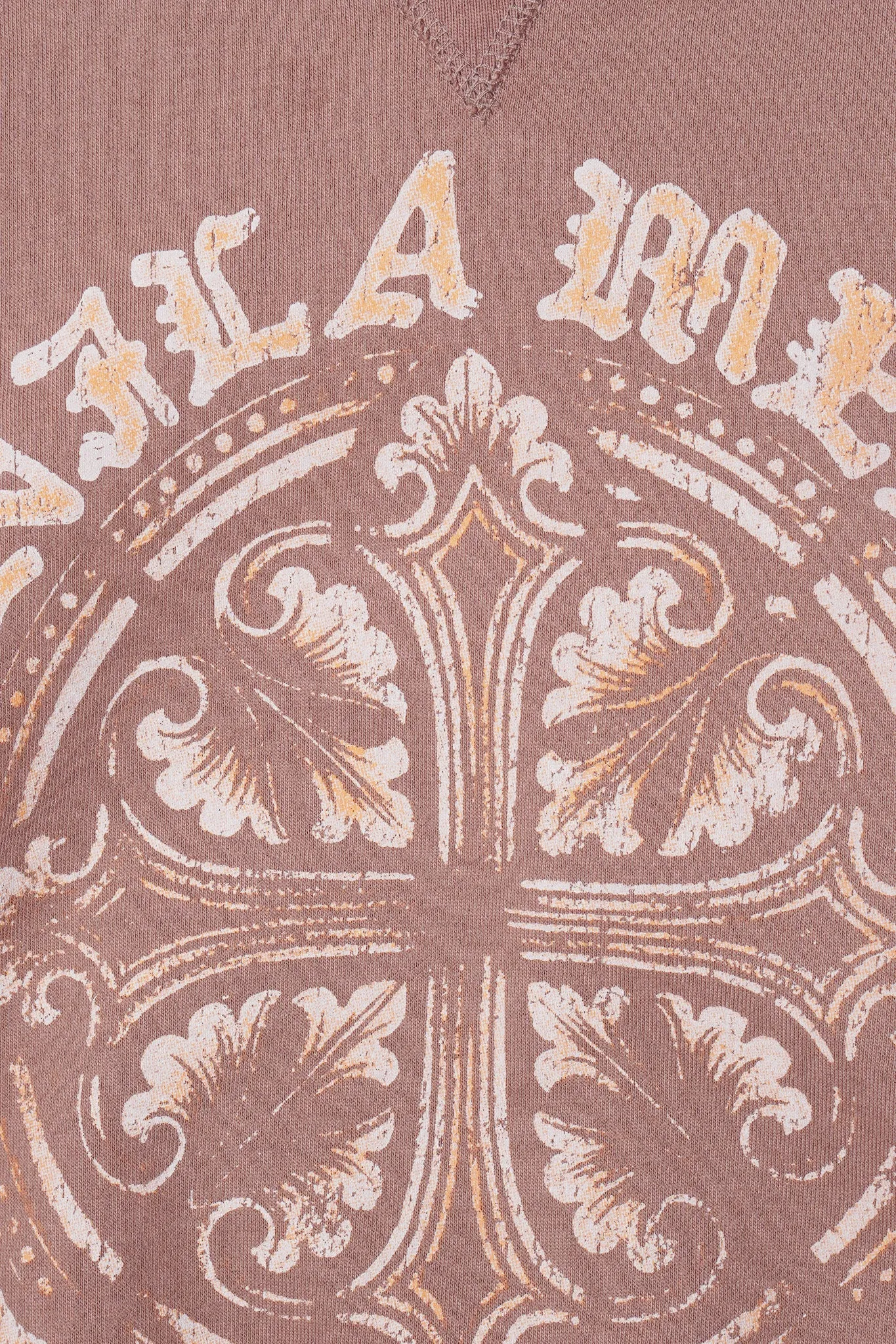 "IRON CROSS" MILITIA SWEATSHIRT IN MAUVE