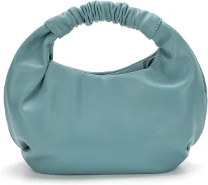 Small Ruched Hobo Handbag Tote Bags Purse for Ladies and Cinch Belt for Women Jeans Dress