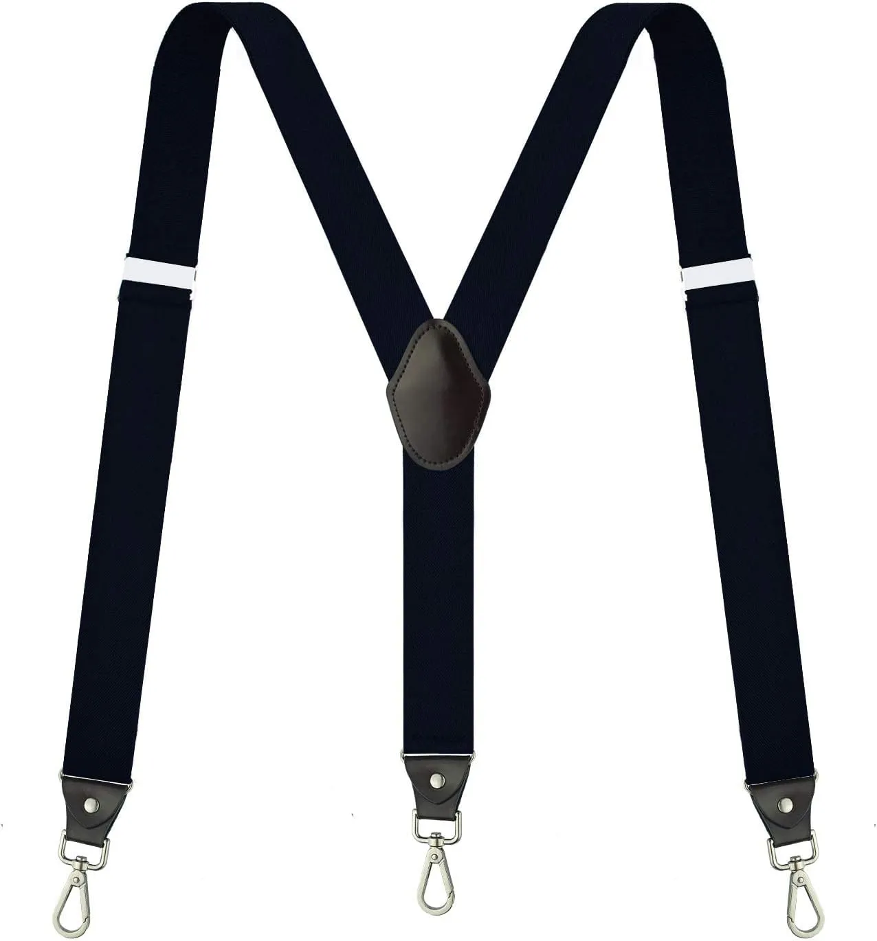 Suspenders for Men, Adjustable Suspenders with Elastic Straps Y-Back Construction Heavy Duty for Work