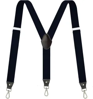 Suspenders for Men, Adjustable Suspenders with Elastic Straps Y-Back Construction Heavy Duty for Work