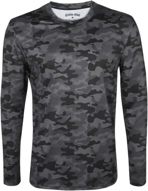 Tattoo Golf Performance Golf Long Sleeve Undershirt, Camo Black, 4X-Large