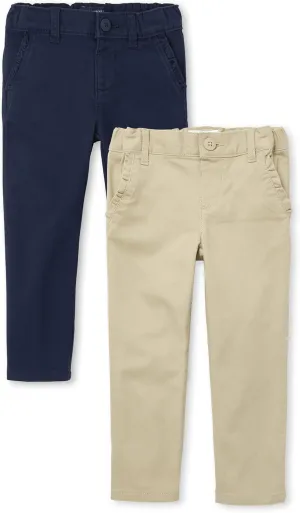 The Children's Place Baby Girls' and Toddler Skinny Chino Pants