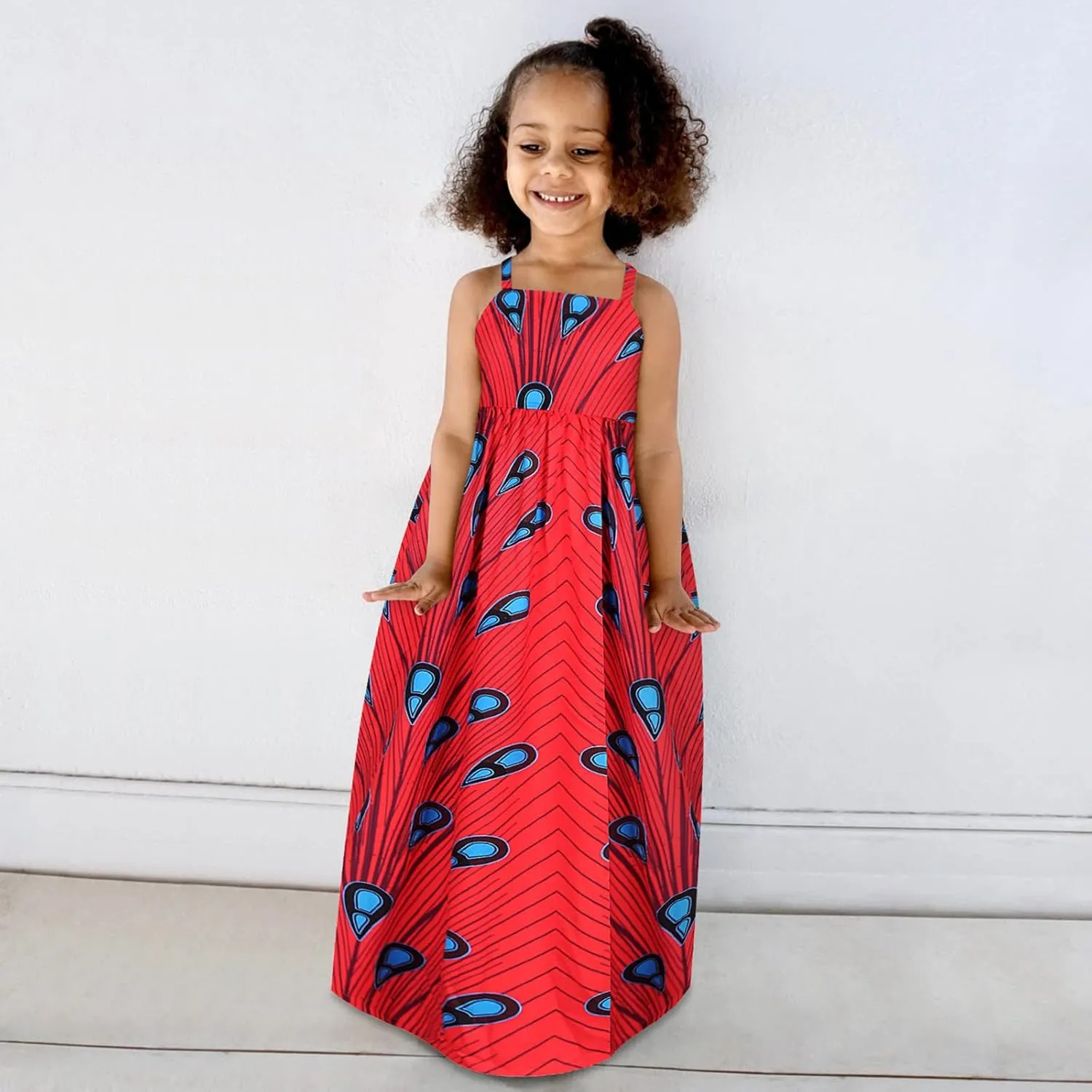 Toddler Baby Girls African Dashiki Dress Summer Short Sleeve Round Neck Dresses Outfits s Birthday Easter