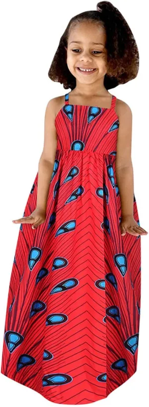 Toddler Baby Girls African Dashiki Dress Summer Short Sleeve Round Neck Dresses Outfits s Birthday Easter