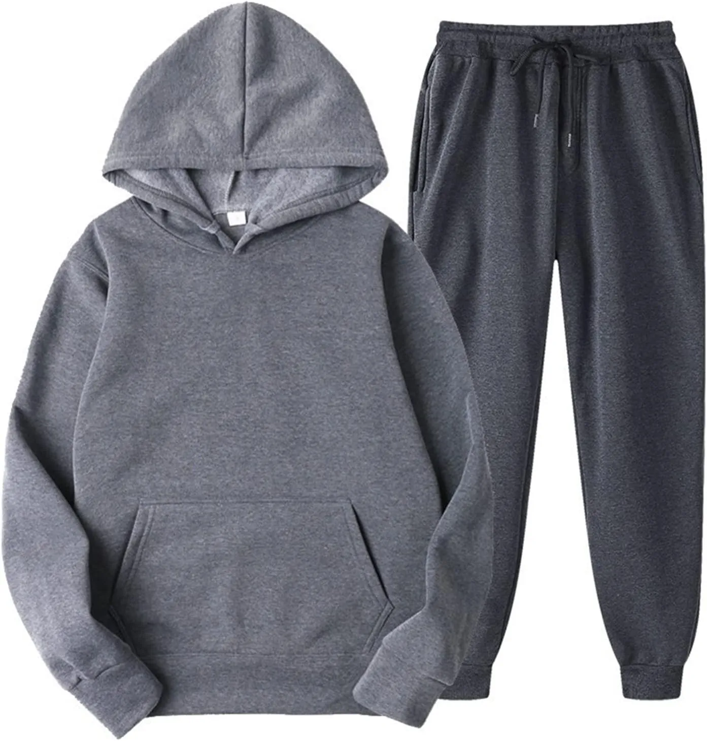 Tuveke Sweat Suits For Men Set 2 Pcs Hoodie Jogger Sweatsuits Size S To 3XL