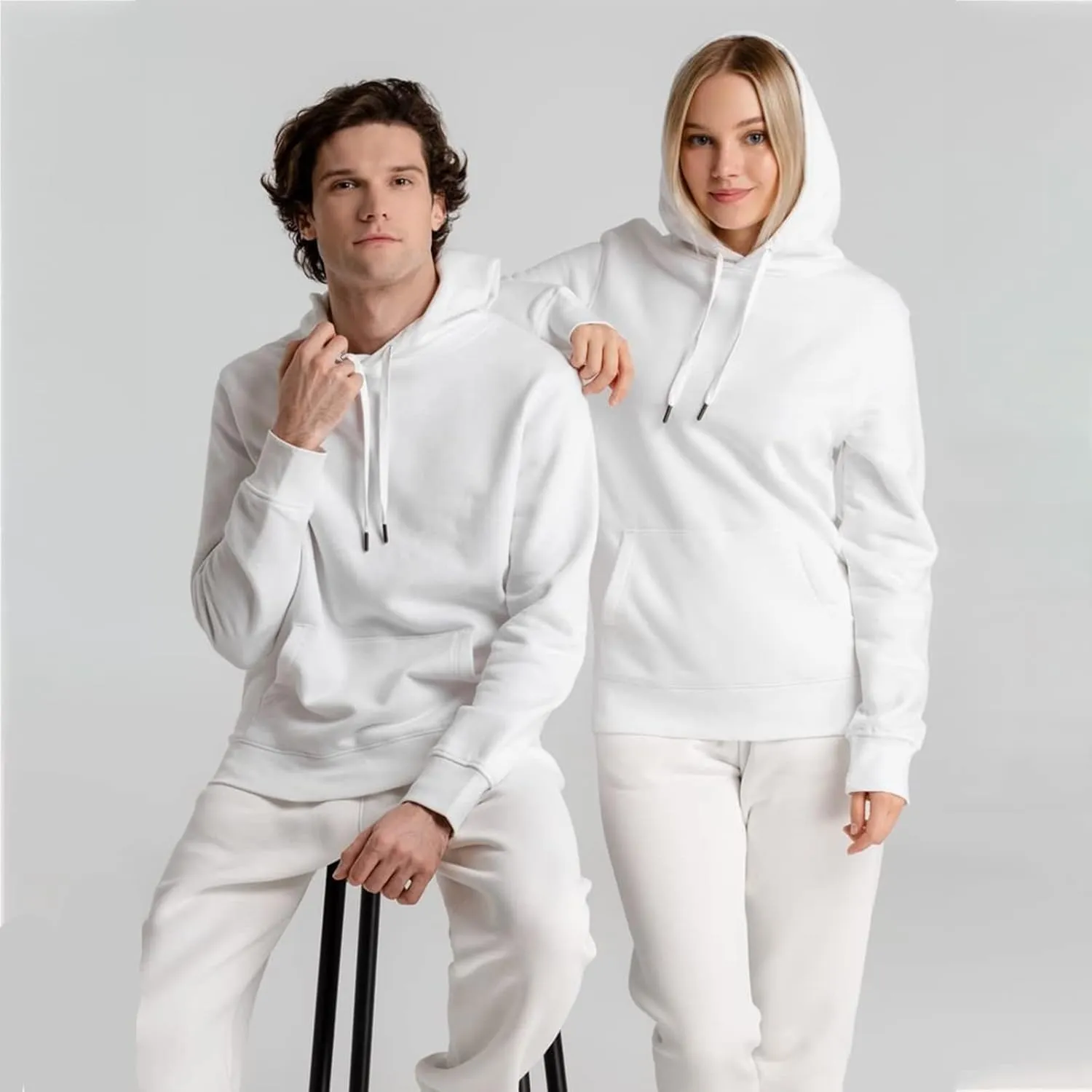 Tuveke Sweat Suits For Men Set 2 Pcs Hoodie Jogger Sweatsuits Size S To 3XL
