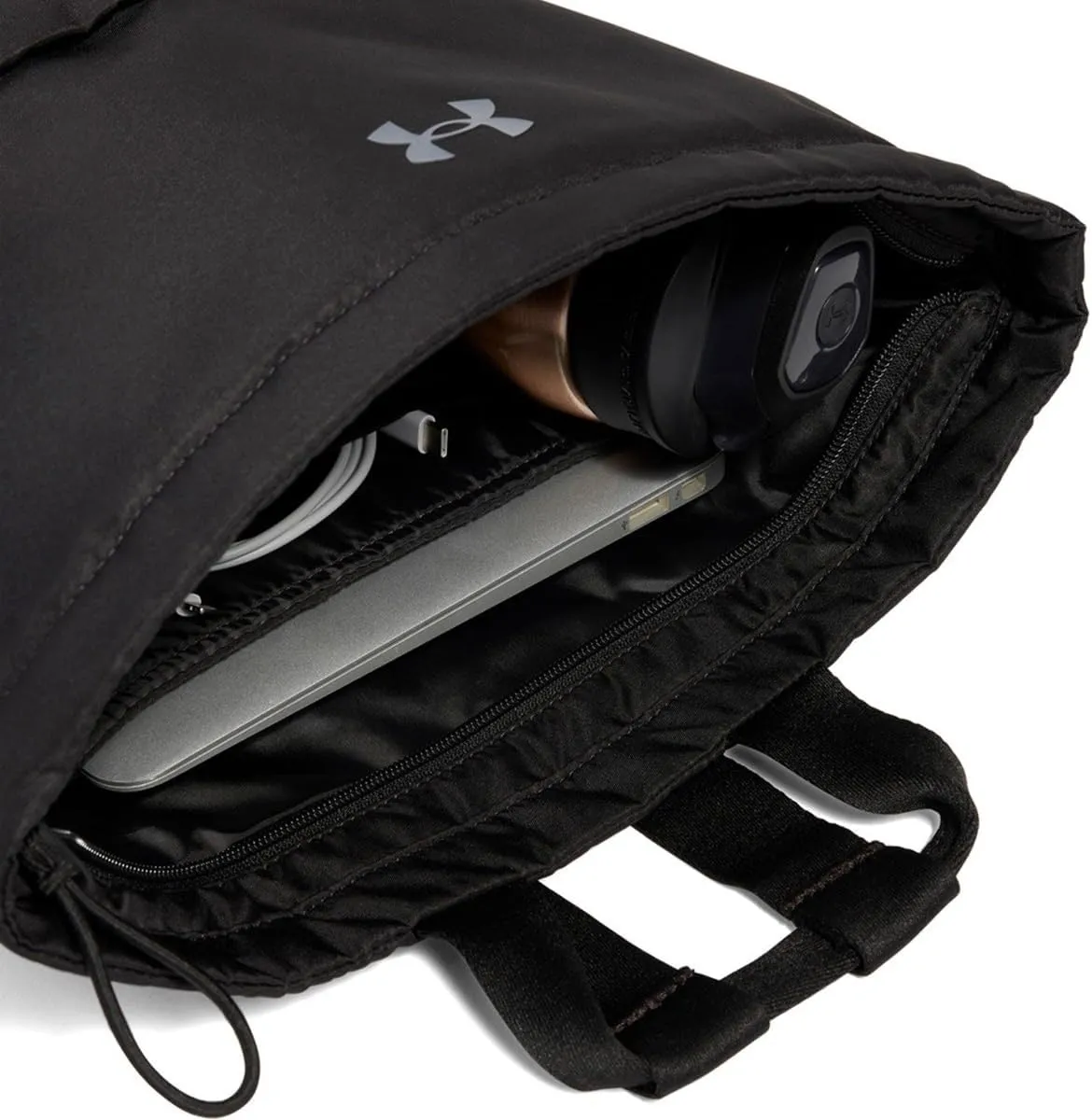 Under Armour Womens Studio Lite Backpack, (001) Black / / Castlerock, One Size Fits Most