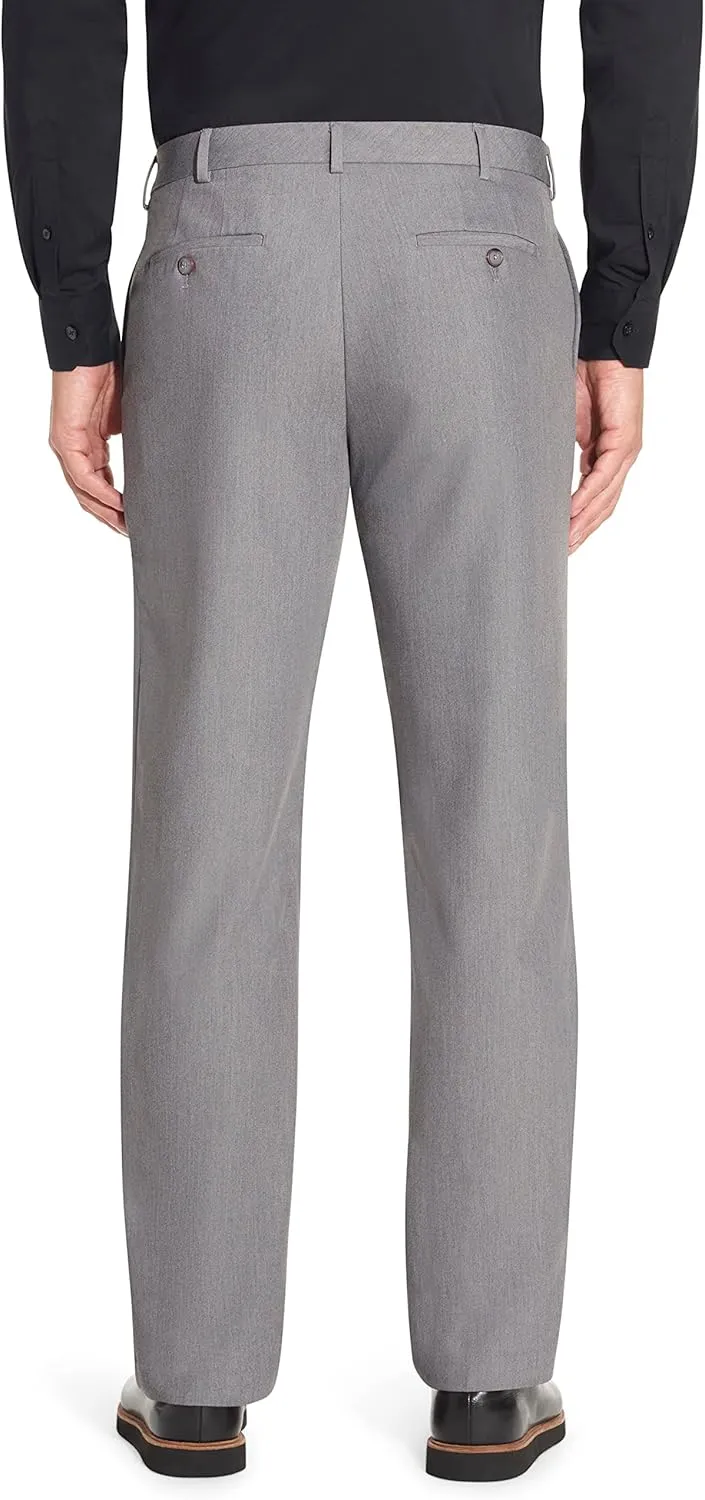 Van Heusen Men's Wrinkle Free Stretch Flat Front Dress Pant