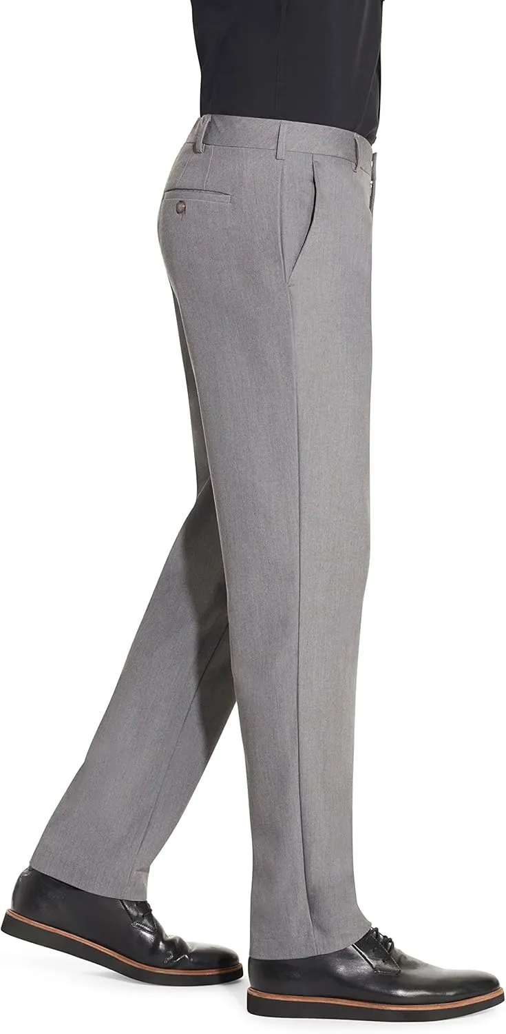 Van Heusen Men's Wrinkle Free Stretch Flat Front Dress Pant