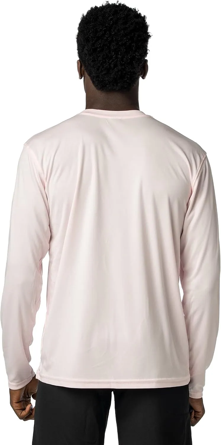 Vapor Apparel Men's Outdoor UPF 50  Long Sleeve T-Shirt, UV Sun Protection for Fishing, Running, Hiking, Swimming