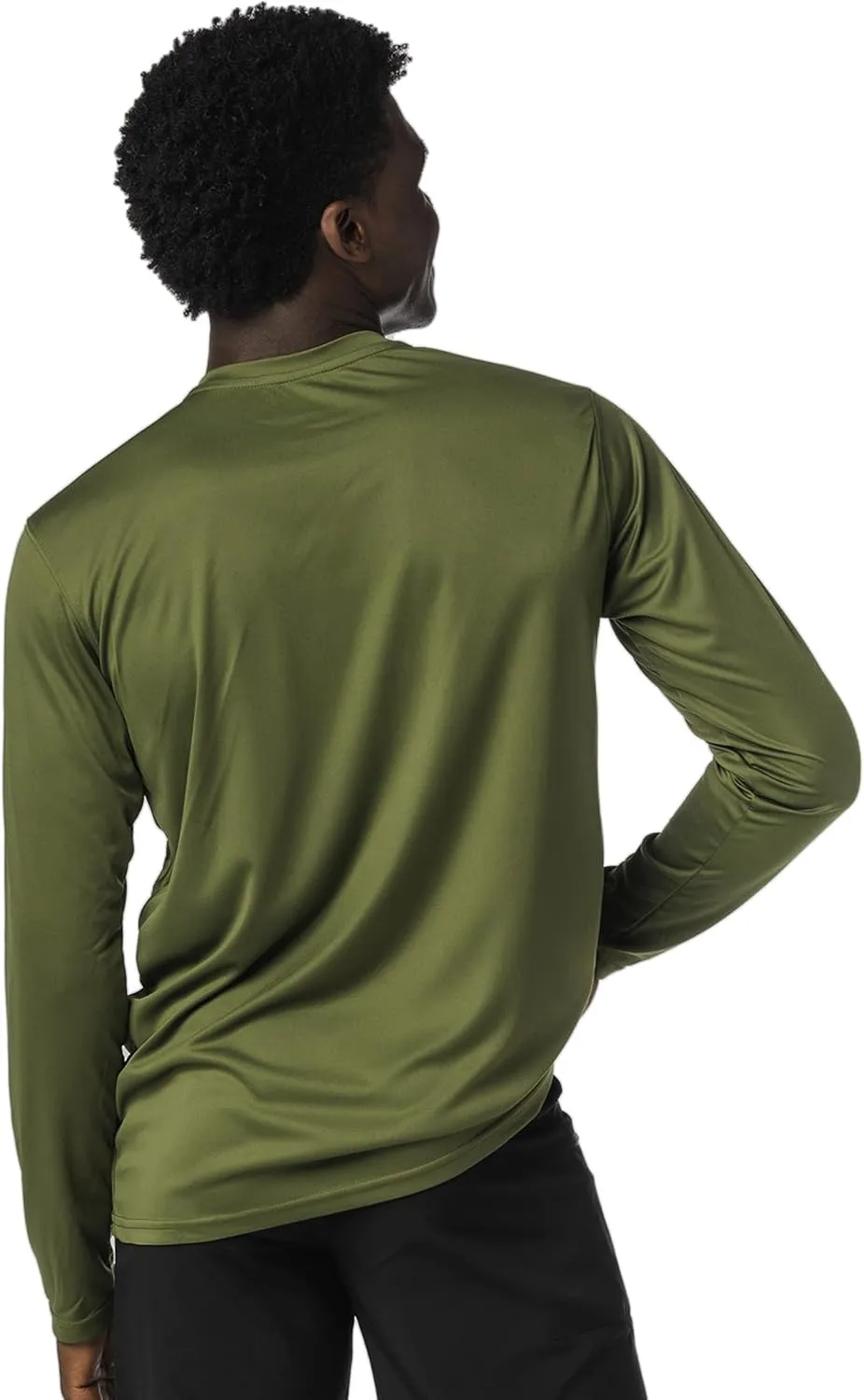 Vapor Apparel Men's Outdoor UPF 50  Long Sleeve T-Shirt, UV Sun Protection for Fishing, Running, Hiking, Swimming