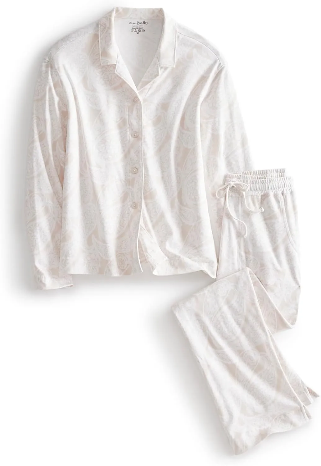 Vera Bradley Women's Cotton Long-Sleeved Pajama Set