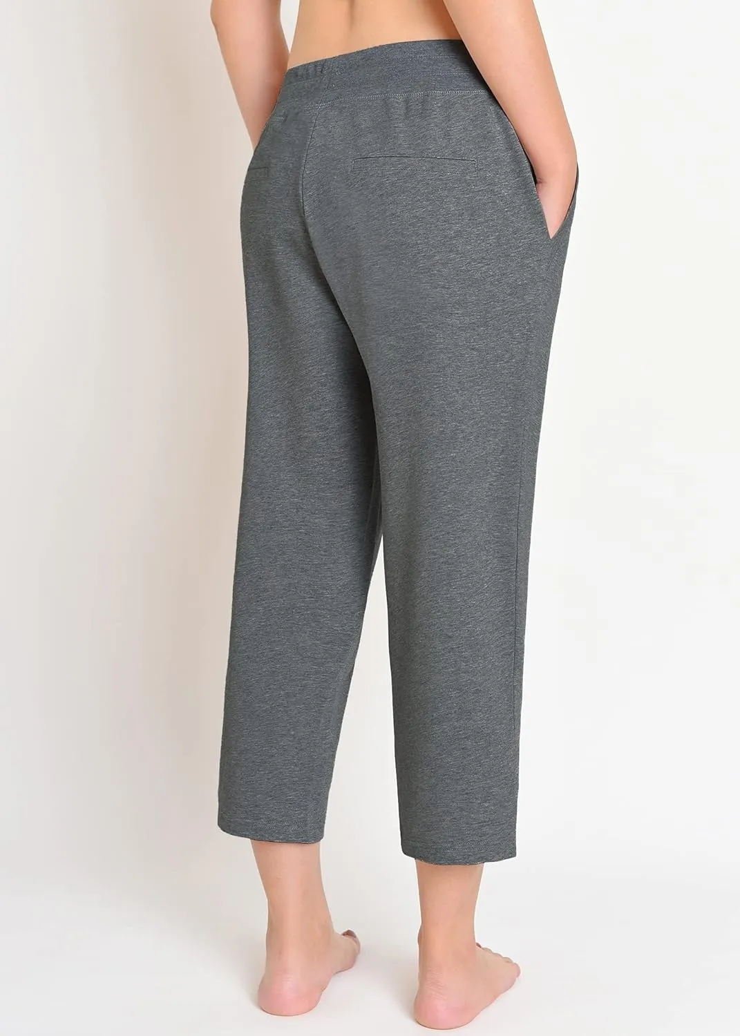 Weintee Women's Cotton Capri Pants with Pockets