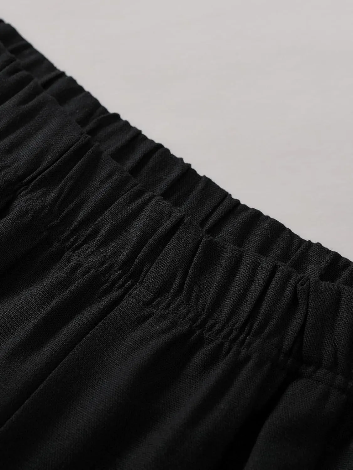 Weintee Women's Petite Linen Pants for 5 FT Short