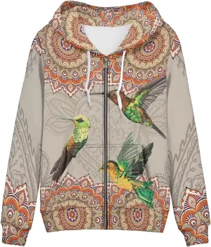 WELLFLYHOM Zip Up Hoodie for Women Y2K Sweatshirt Oversize Jacket Hoodies