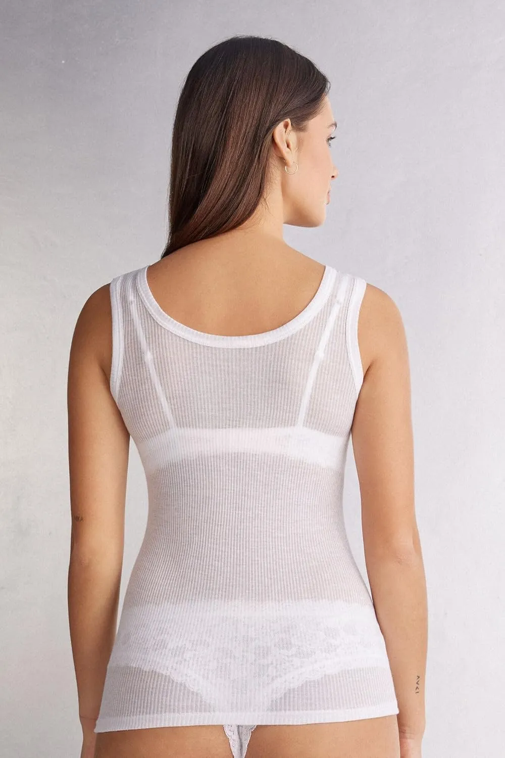Woman's Camisole in Ultranatural with Cashmere