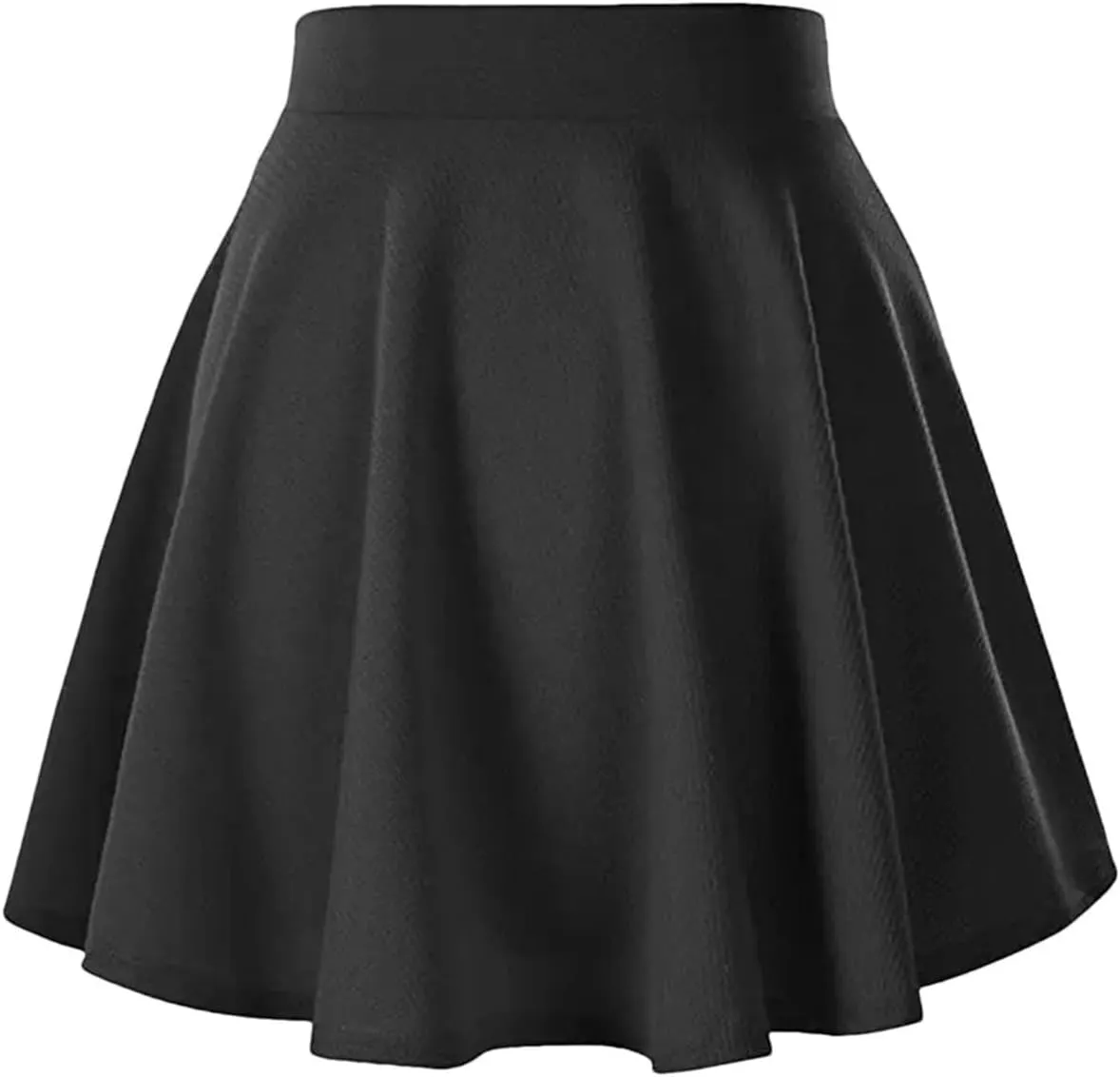 Women's Casual Mini Skirts High Waist A-Line Skater Skirt for Women Solid Color Athletic Skorts