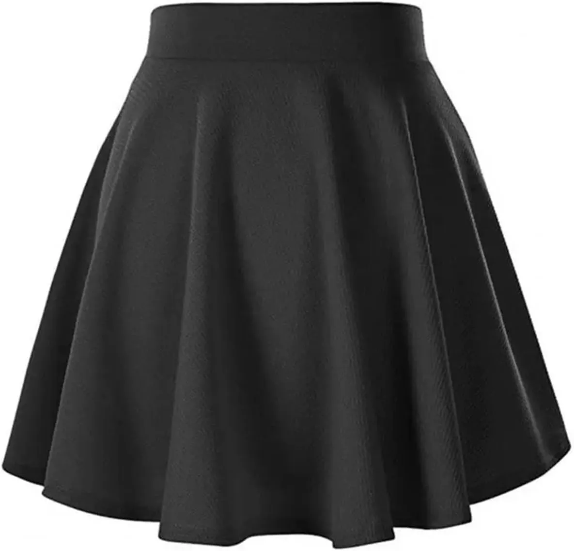 Women's Casual Mini Skirts High Waist A-Line Skater Skirt for Women Solid Color Athletic Skorts