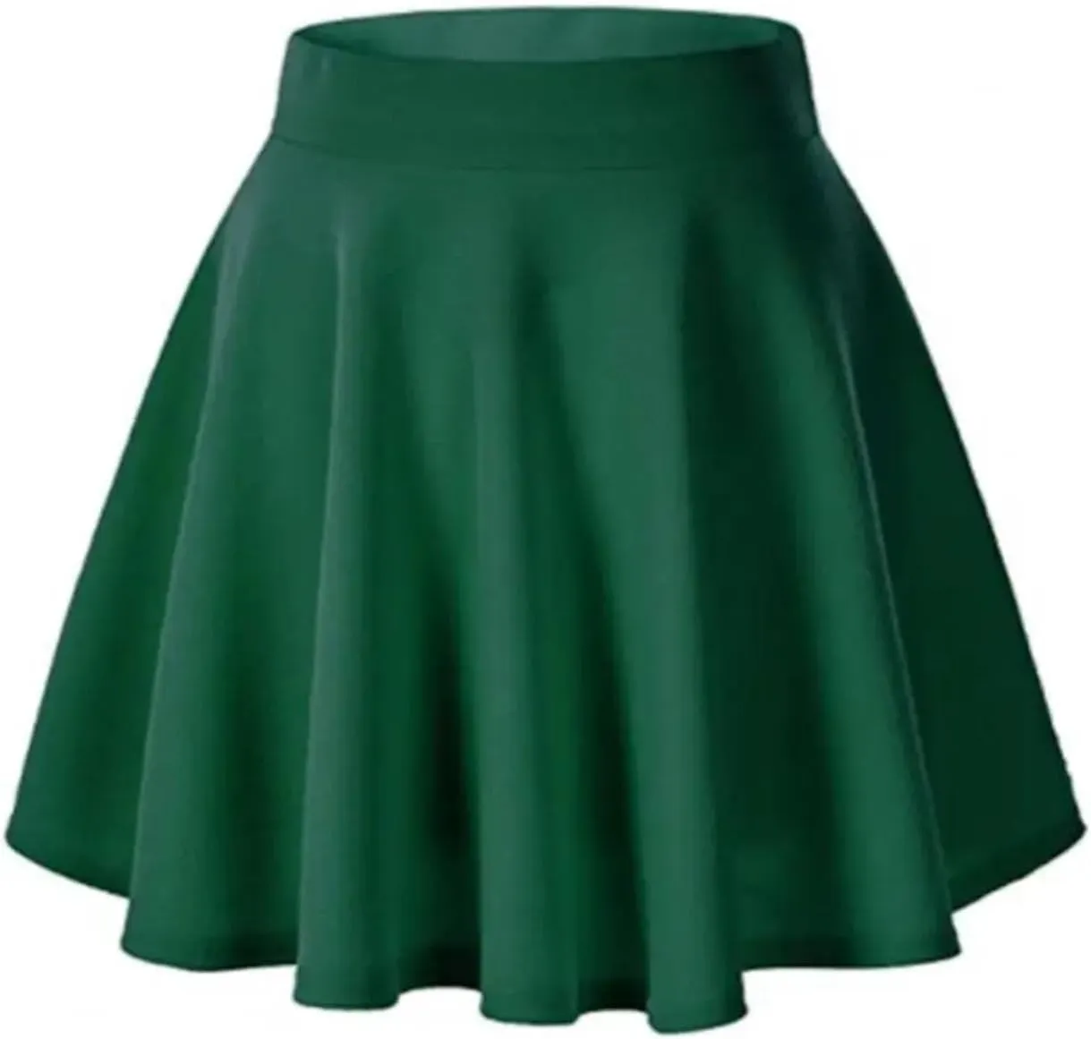 Women's Casual Mini Skirts High Waist A-Line Skater Skirt for Women Solid Color Athletic Skorts