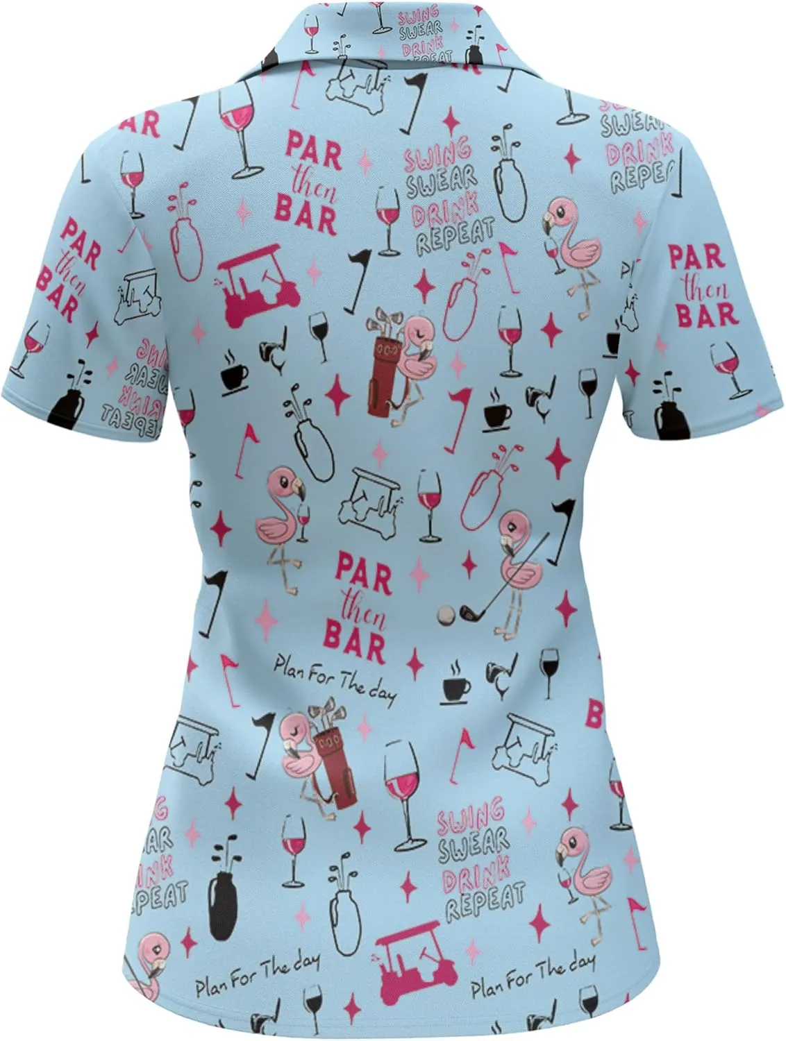 Womens Golf Shirt Polo Shirts for Women Funny Golf Outfit