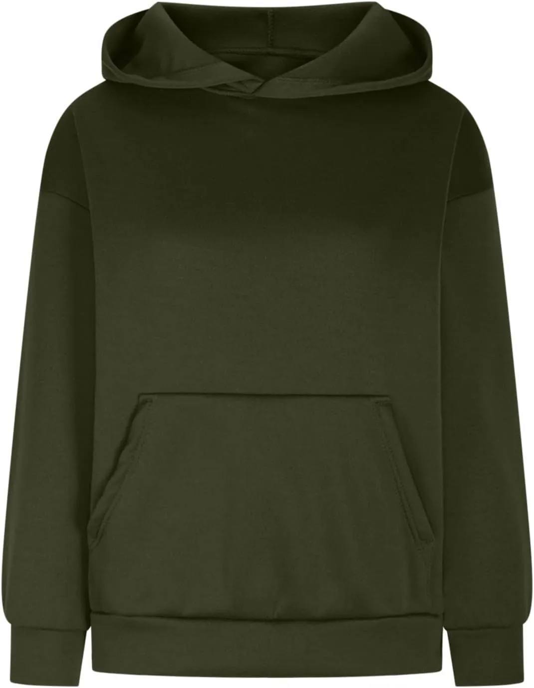 Women's Oversized Hoodies Casual Long Sleeve Fleece Sweatshirts Thermal Warm Pullover Teen Girls Preppy Top Clothes