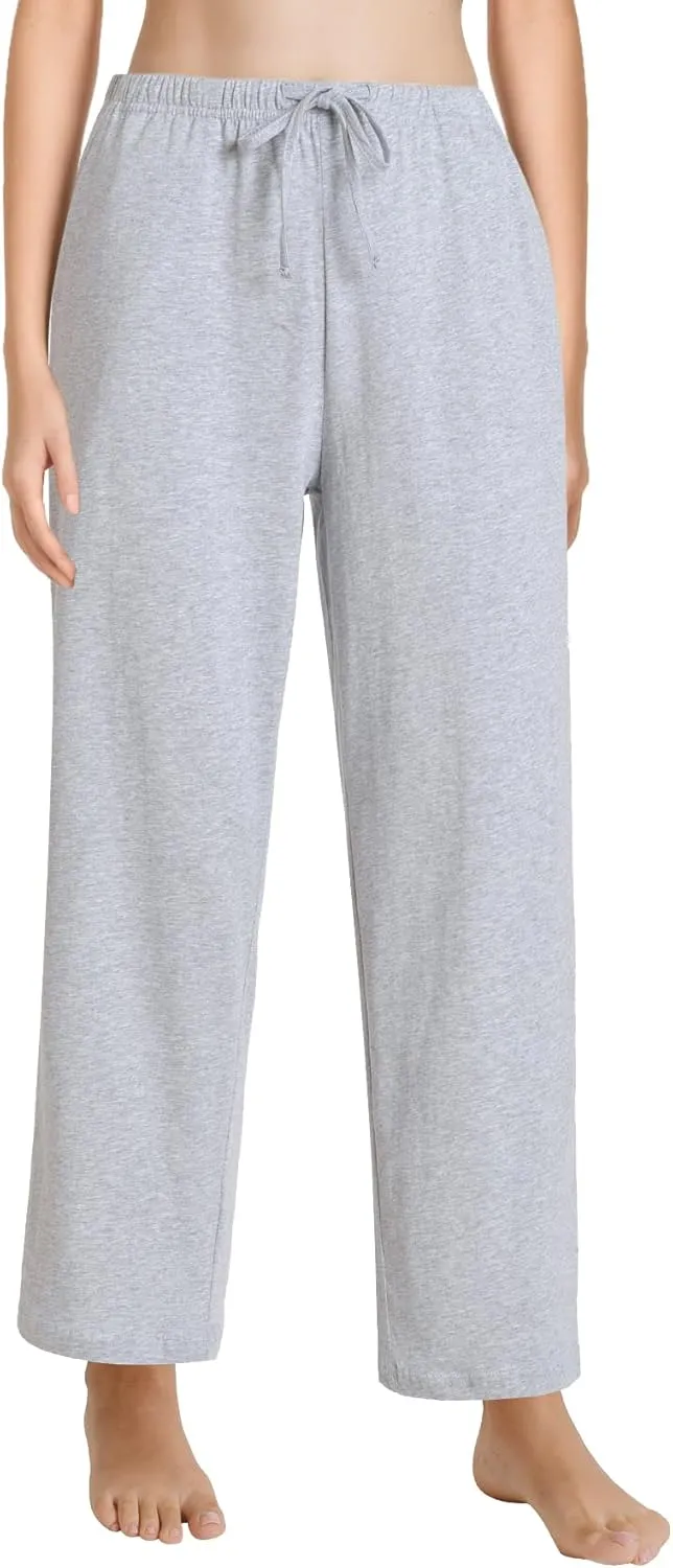 Women's Petite Pajama Pants Petite Size Cotton PJ Bottoms