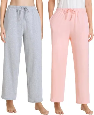 Women's Petite Pajama Pants Petite Size Cotton PJ Bottoms