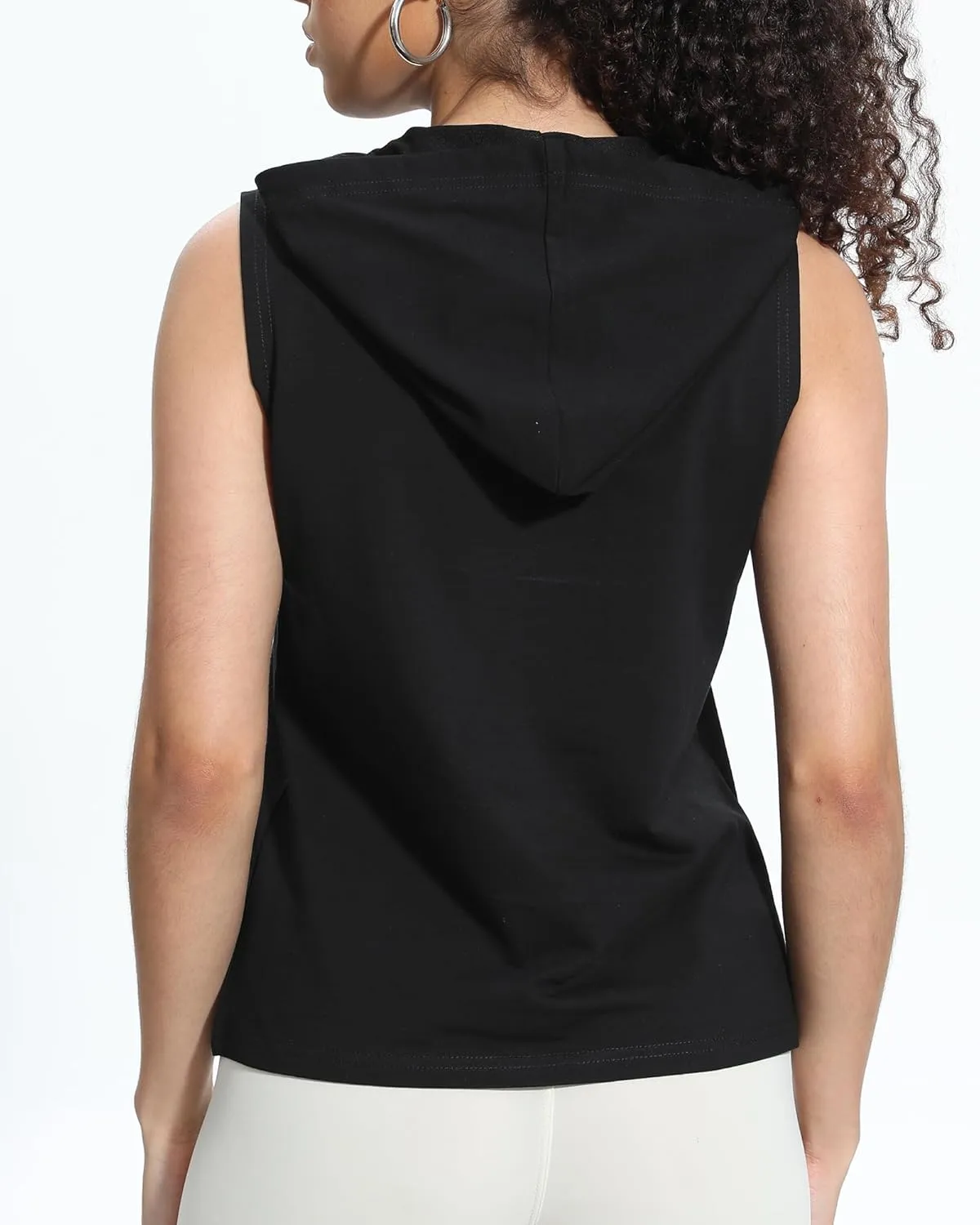 Xeoxarel Women's Sleeveless Tank Top Hoodies Vest with Pockets (S-XL)