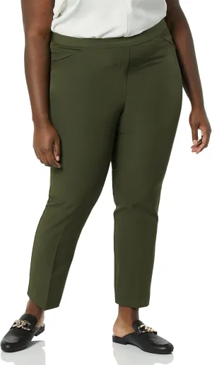 Zac & Rachel Women's Pull-on Ankle Pants with Band